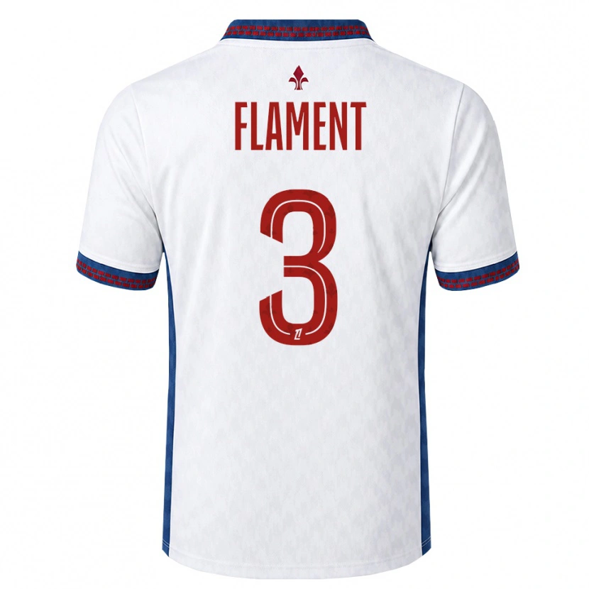 DanxenメンズCorentin Flament#3赤 白 青アウェイシャツ2026/27ジャージーユニフォーム