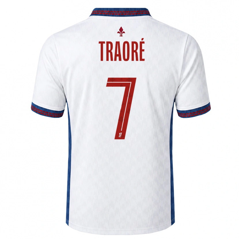 DanxenメンズYéli Traoré#7赤 白 青アウェイシャツ2026/27ジャージーユニフォーム