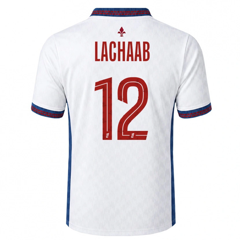 DanxenメンズYounes Lachaab#12赤 白 青アウェイシャツ2026/27ジャージーユニフォーム