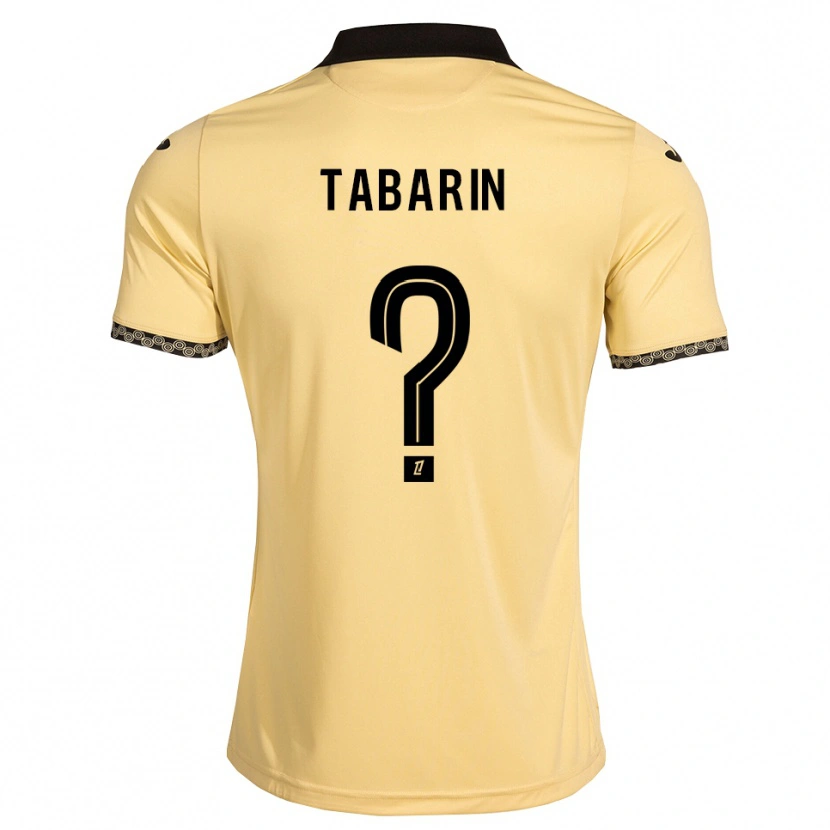 DanxenメンズLenny Tabarin#0ナバホホワイト 黒アウェイシャツ2026/27ジャージーユニフォーム