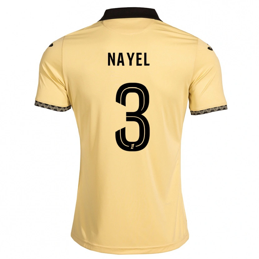DanxenメンズLucas Nayel#3ナバホホワイト 黒アウェイシャツ2026/27ジャージーユニフォーム