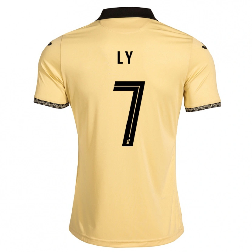 DanxenメンズMactar Ly#7ナバホホワイト 黒アウェイシャツ2026/27ジャージーユニフォーム