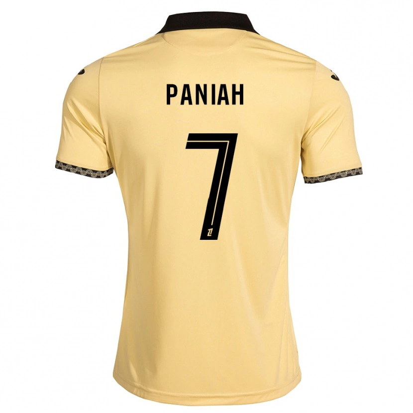 DanxenメンズDjedjom Paniah#7ナバホホワイト 黒アウェイシャツ2026/27ジャージーユニフォーム