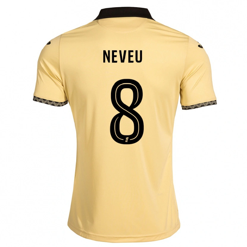 DanxenメンズTom Neveu#8ナバホホワイト 黒アウェイシャツ2026/27ジャージーユニフォーム