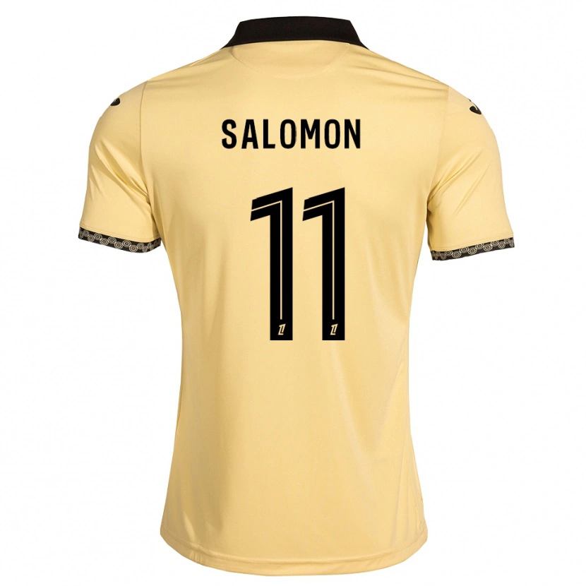 DanxenメンズEnzo Salomon#11ナバホホワイト 黒アウェイシャツ2026/27ジャージーユニフォーム