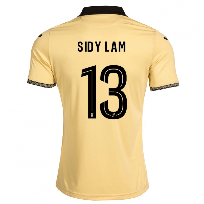 DanxenメンズTapsirou Sidy Lam#13ナバホホワイト 黒アウェイシャツ2026/27ジャージーユニフォーム