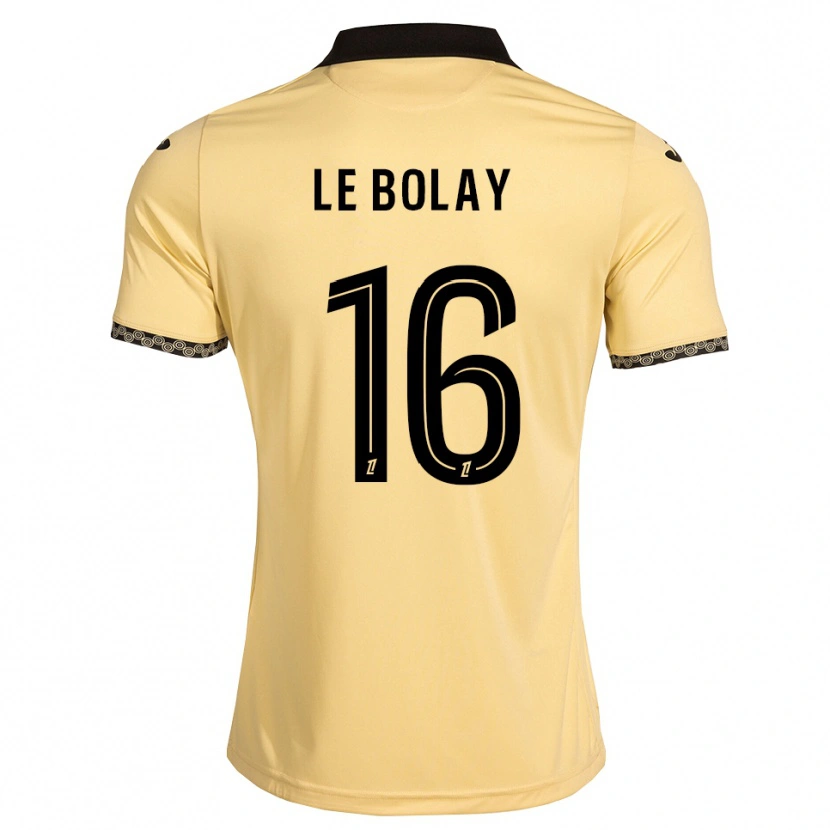 DanxenメンズMalo Le Bolay#16ナバホホワイト 黒アウェイシャツ2026/27ジャージーユニフォーム