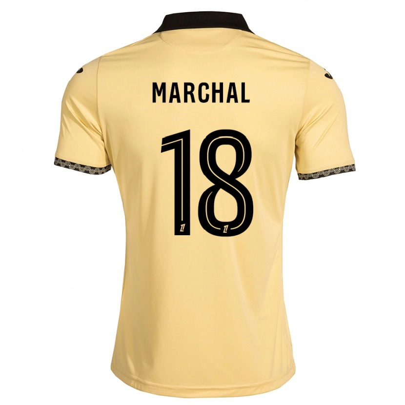 DanxenメンズNoam Marchal#18ナバホホワイト 黒アウェイシャツ2026/27ジャージーユニフォーム