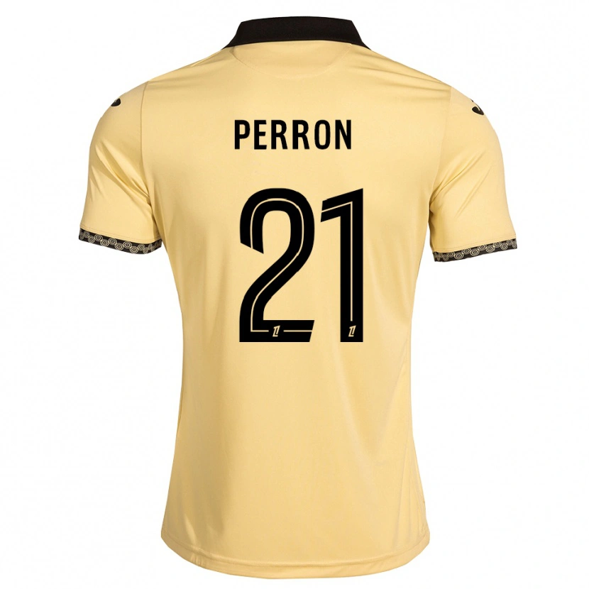 DanxenメンズAngéline Perron#21ナバホホワイト 黒アウェイシャツ2026/27ジャージーユニフォーム