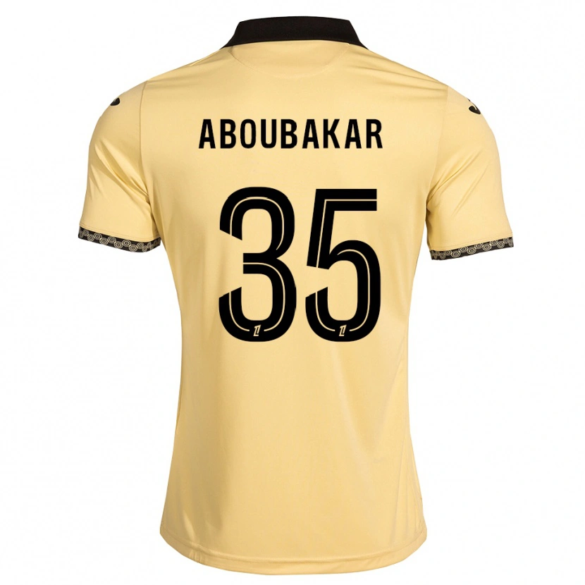 DanxenメンズSiddick Aboubakar#35ナバホホワイト 黒アウェイシャツ2026/27ジャージーユニフォーム