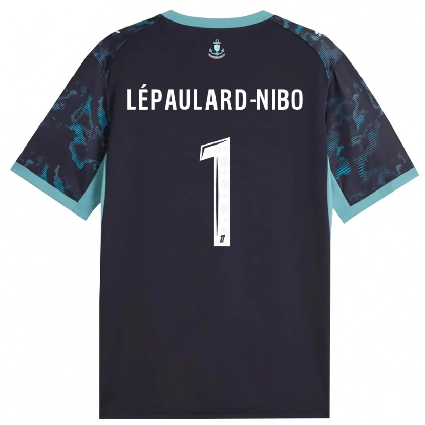 DanxenメンズMailey Lépaulard-Nibo#1ペールターコイズ 白 黒アウェイシャツ2026/27ジャージーユニフォーム