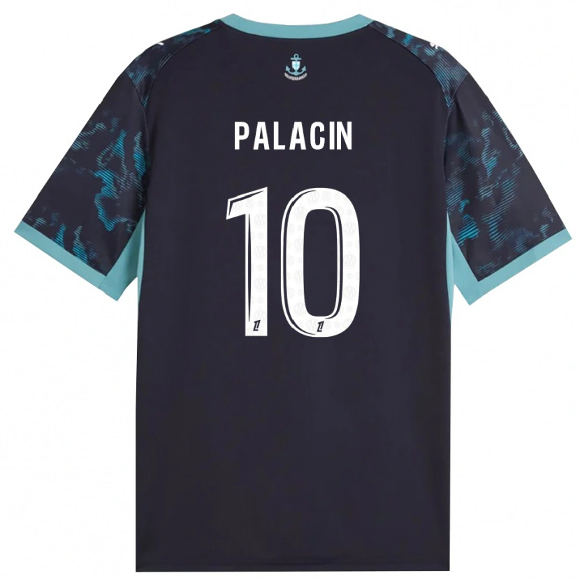Danxenメンズサラ・パラシン#10ペールターコイズ 白 黒アウェイシャツ2026/27ジャージーユニフォーム