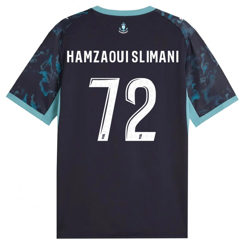 Danxenメンズハイラン・ハムザウィ・スリマニ#72ペールターコイズ 白 黒アウェイシャツ2026/27ジャージーユニフォーム