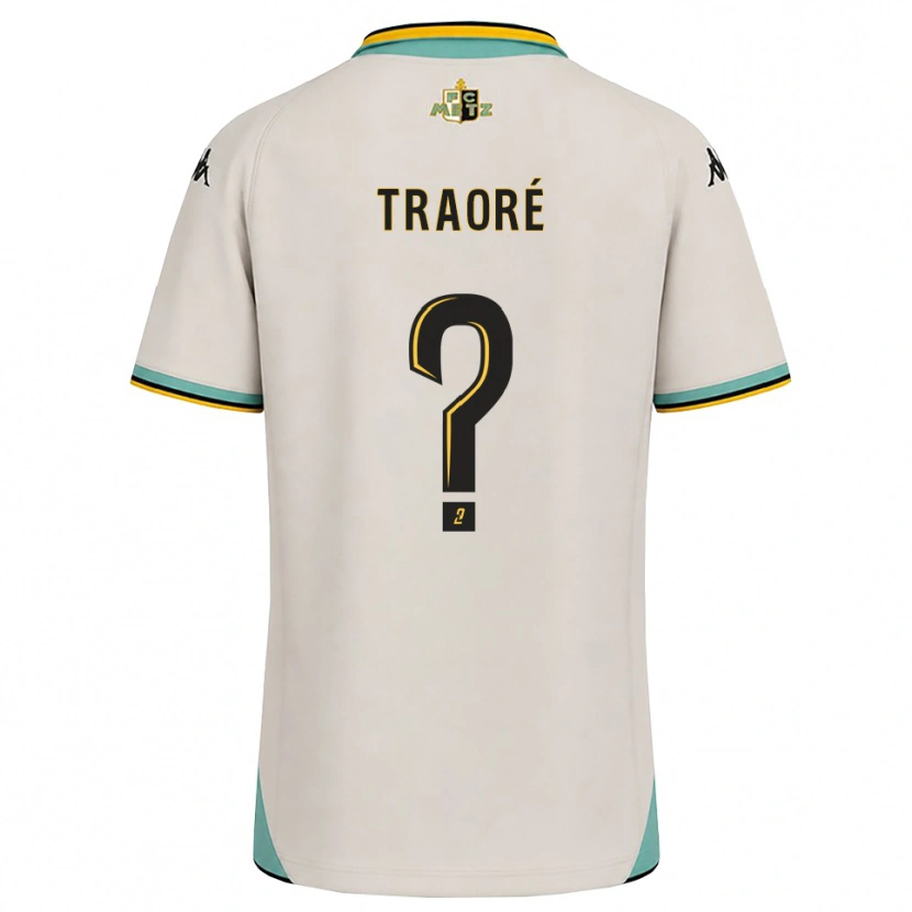 DanxenメンズBadra Traoré#0フローラルホワイト 黒アウェイシャツ2026/27ジャージーユニフォーム