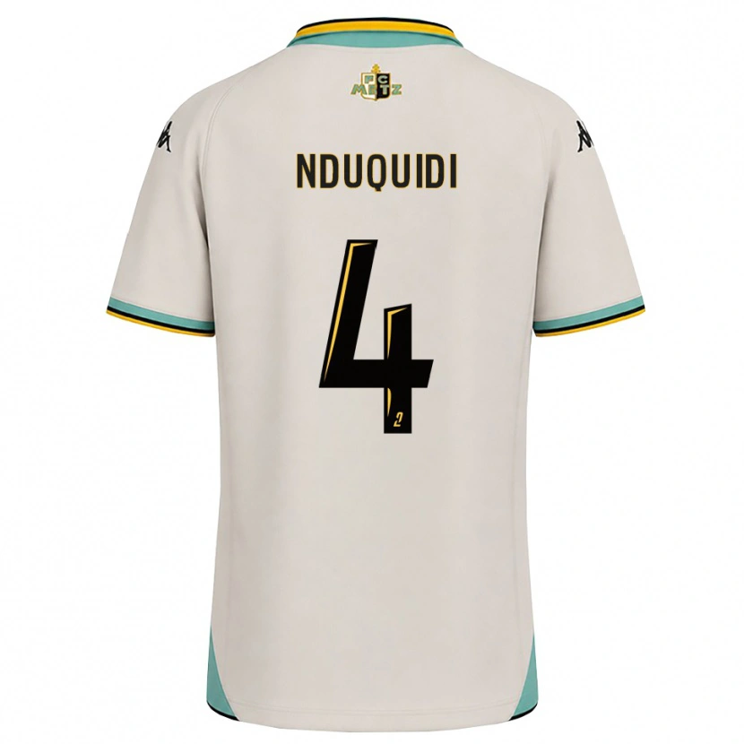DanxenメンズBenjamin Nduquidi#4フローラルホワイト 黒アウェイシャツ2026/27ジャージーユニフォーム