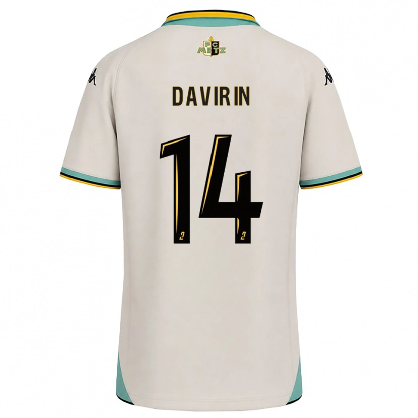 DanxenメンズPierre-Alexandre Davirin#14フローラルホワイト 黒アウェイシャツ2026/27ジャージーユニフォーム