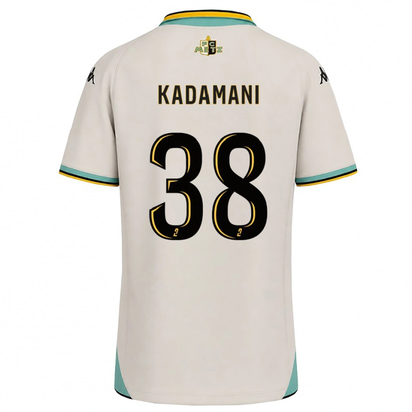 DanxenメンズHamza Kadamani#38フローラルホワイト 黒アウェイシャツ2026/27ジャージーユニフォーム