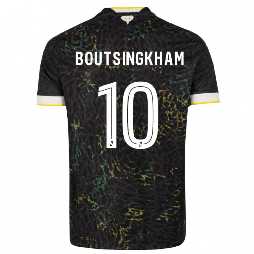 DanxenメンズHugo Boutsingkham#10黒白黄アウェイシャツ2026/27ジャージーユニフォーム