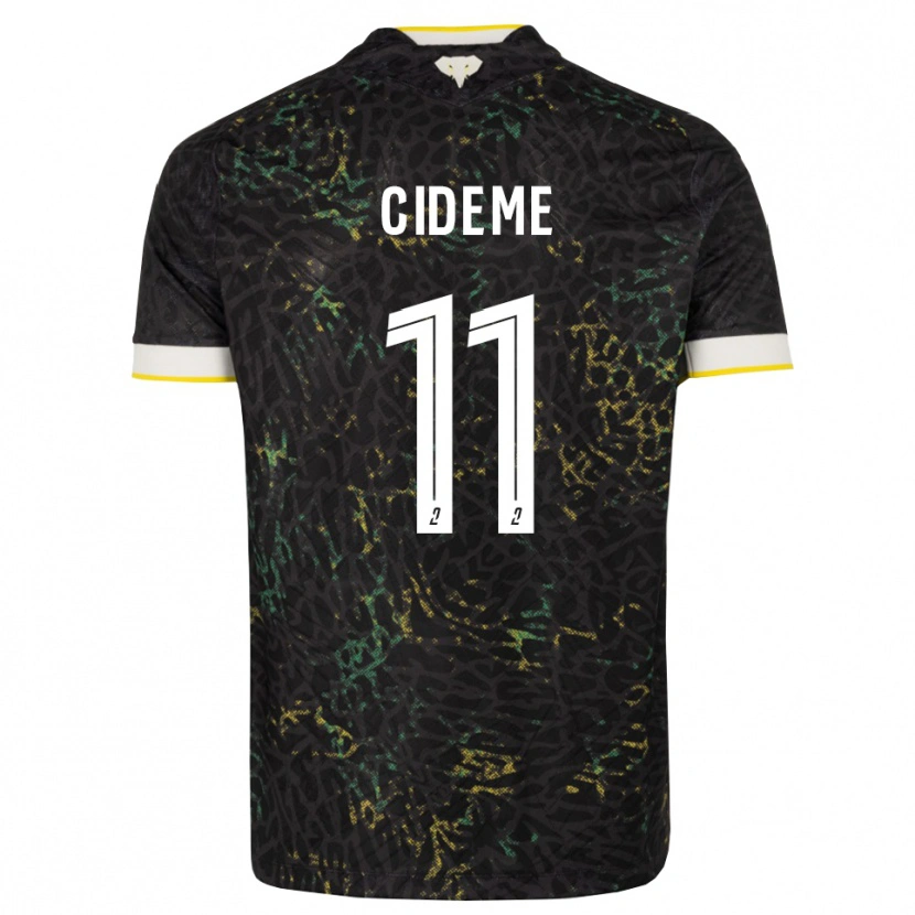 DanxenメンズEvan Cidémé#11黒白黄アウェイシャツ2026/27ジャージーユニフォーム