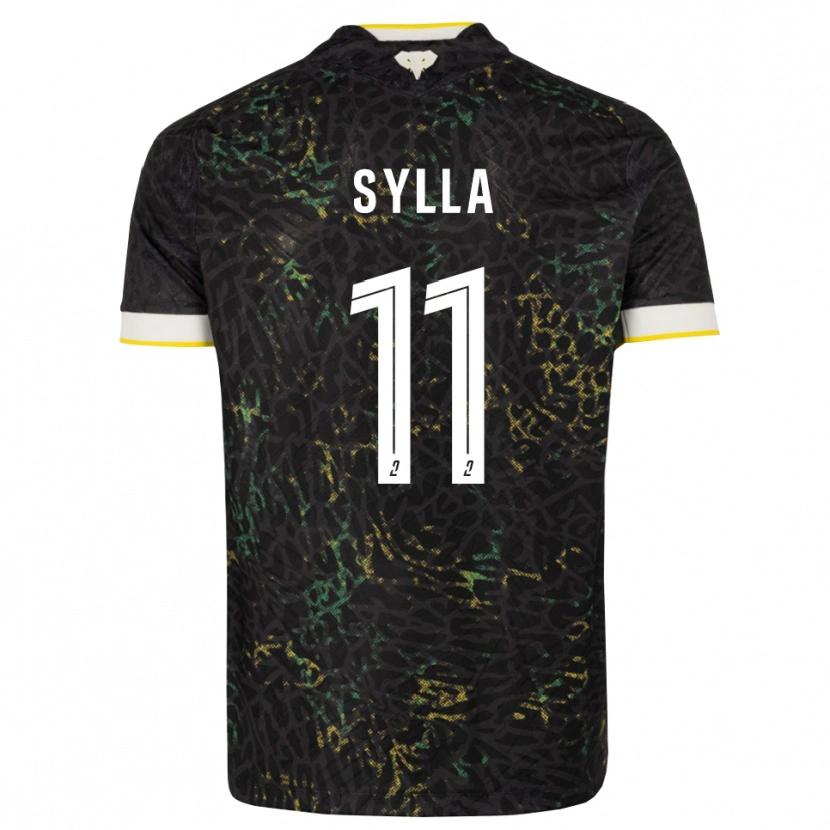 DanxenメンズKaramoko Sylla#11黒白黄アウェイシャツ2026/27ジャージーユニフォーム