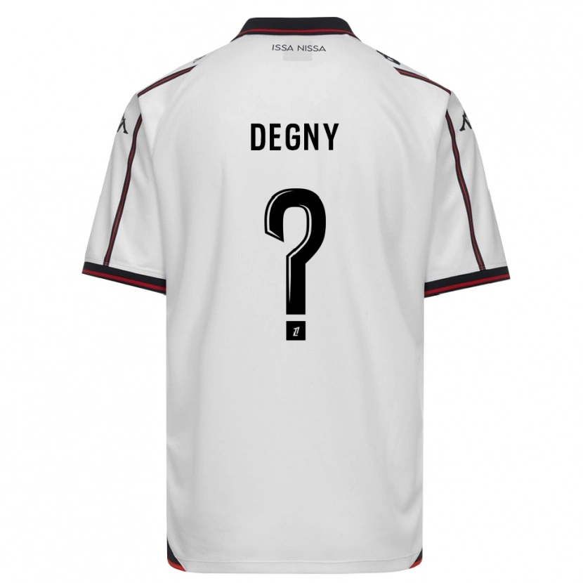 DanxenメンズEthan Degny#0黒 白アウェイシャツ2026/27ジャージーユニフォーム