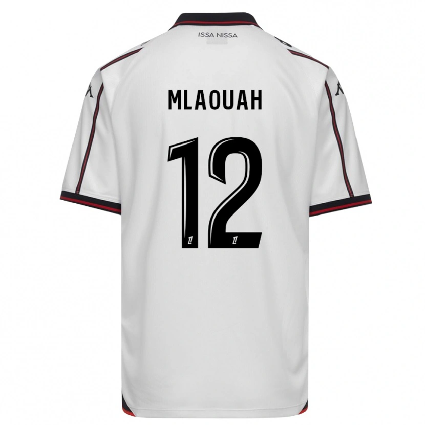 DanxenメンズSofiane Mlaouah#12黒 白アウェイシャツ2026/27ジャージーユニフォーム