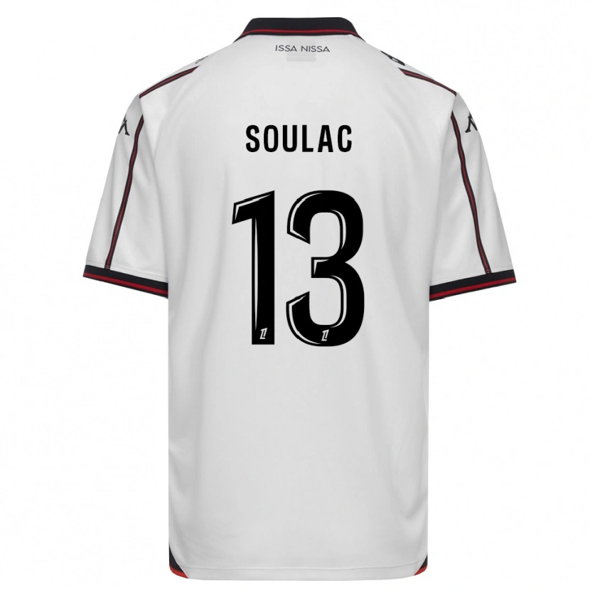 DanxenメンズAnastasia Soulac#13黒 白アウェイシャツ2026/27ジャージーユニフォーム