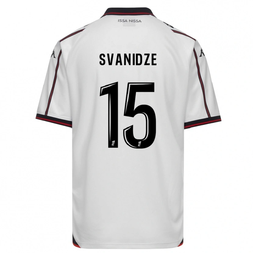 DanxenメンズAndria Svanidze#15黒 白アウェイシャツ2026/27ジャージーユニフォーム