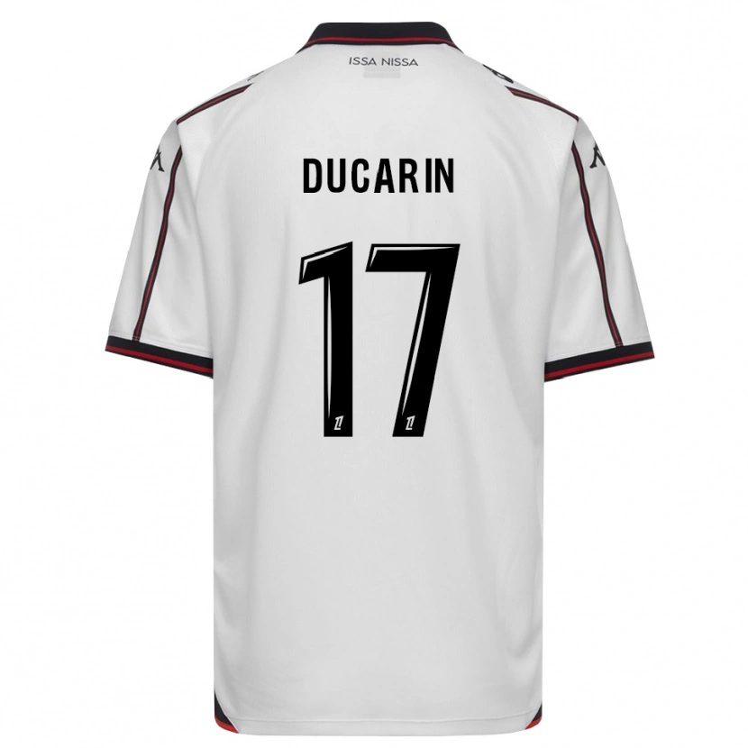 DanxenメンズLéa Ducarin#17黒 白アウェイシャツ2026/27ジャージーユニフォーム