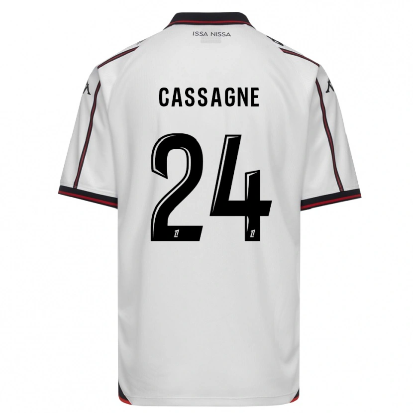 DanxenメンズLéa Cassagne#24黒 白アウェイシャツ2026/27ジャージーユニフォーム