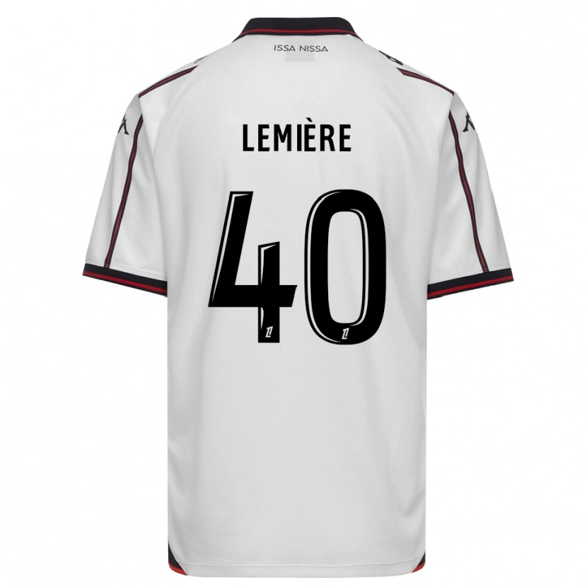 DanxenメンズPauline Lemière#40黒 白アウェイシャツ2026/27ジャージーユニフォーム
