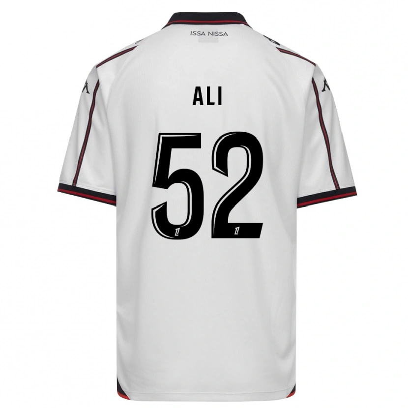 DanxenメンズKéfren Ali#52黒 白アウェイシャツ2026/27ジャージーユニフォーム