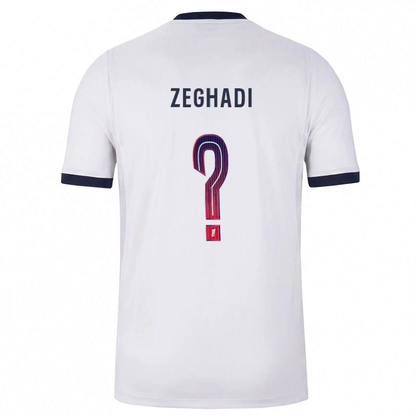 DanxenメンズSouleyman Zeghadi#0白黒赤アウェイシャツ2026/27ジャージーユニフォーム