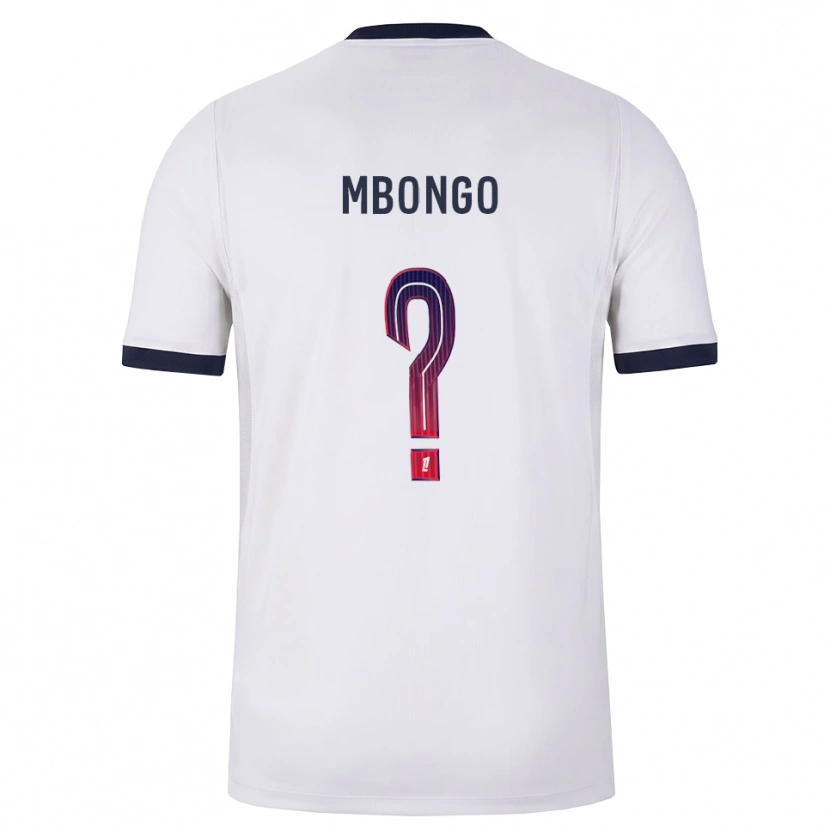 DanxenメンズHermance Mbongo#0白黒赤アウェイシャツ2026/27ジャージーユニフォーム