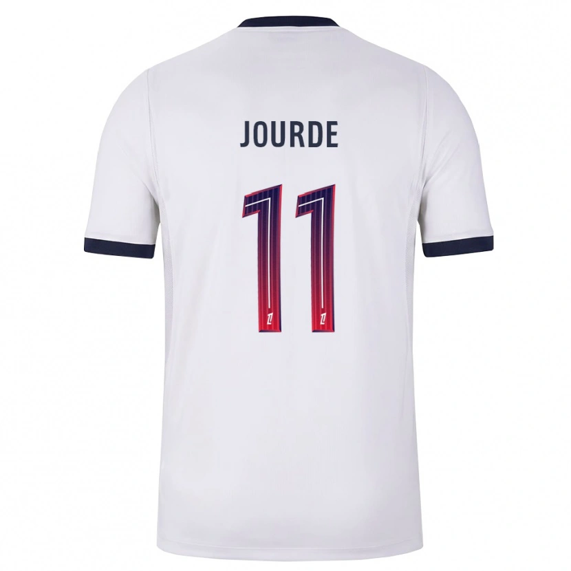 DanxenメンズFlorianne Jourde#11白黒赤アウェイシャツ2026/27ジャージーユニフォーム