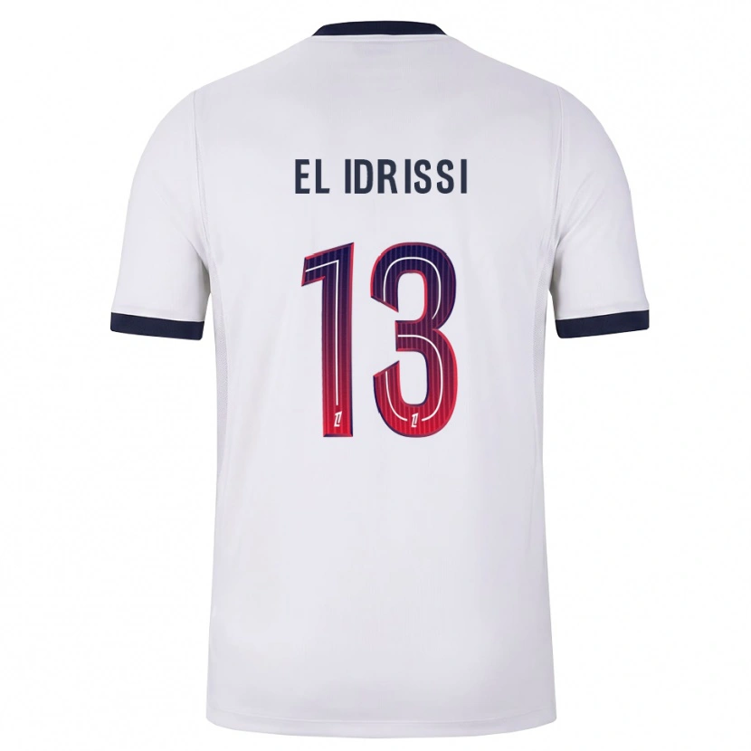 DanxenメンズMohamed-Amine El Idrissi#13白黒赤アウェイシャツ2026/27ジャージーユニフォーム