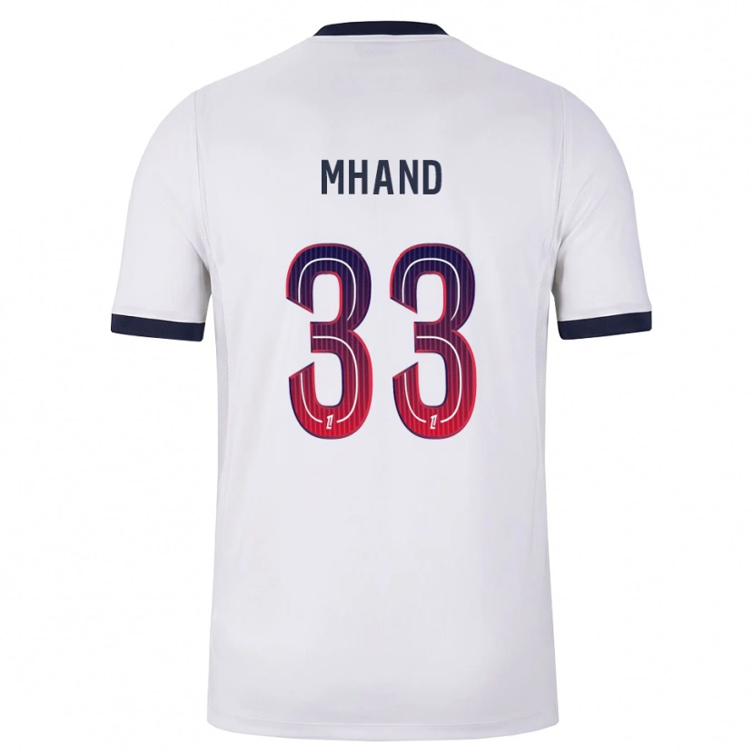 DanxenメンズIlian Mhand#33白黒赤アウェイシャツ2026/27ジャージーユニフォーム
