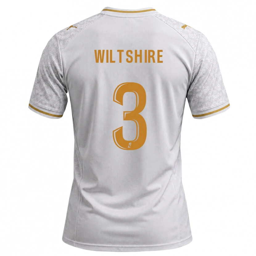 DanxenメンズTiernny Wiltshire#3白 グレー ゴールデンロッドアウェイシャツ2026/27ジャージーユニフォーム