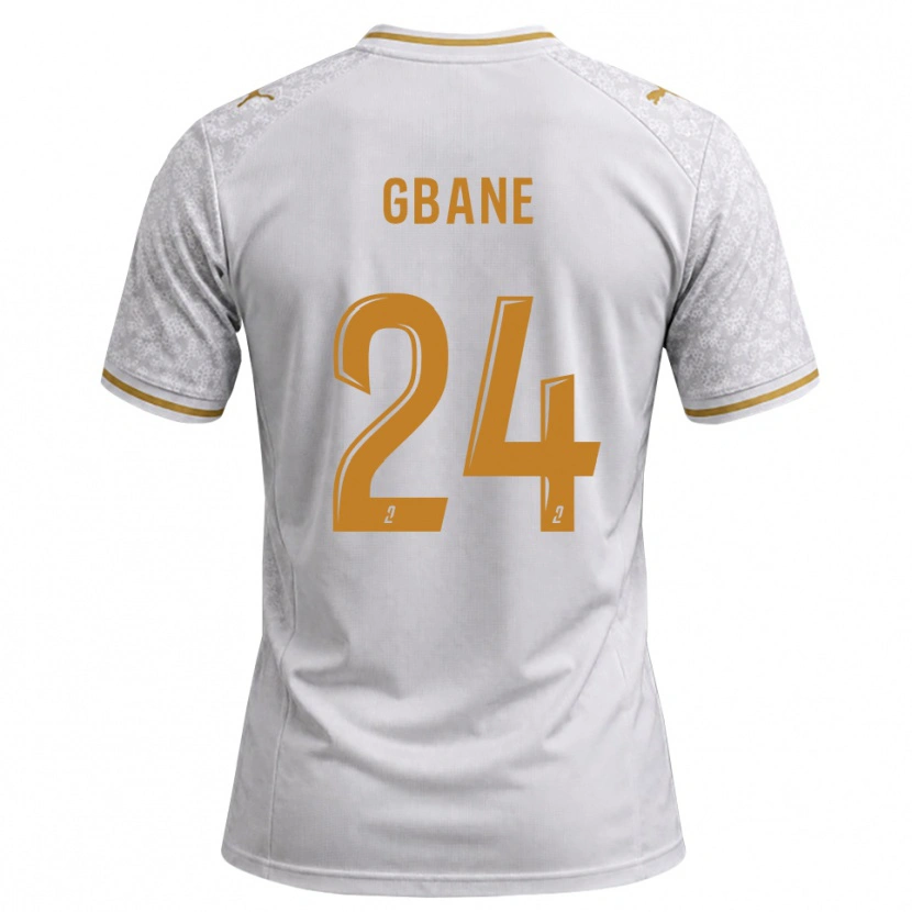 DanxenメンズMory Gbane#24白 グレー ゴールデンロッドアウェイシャツ2026/27ジャージーユニフォーム