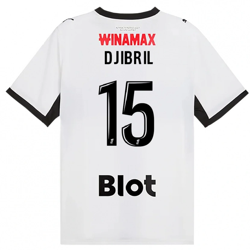 DanxenメンズDjibril Diallo#15黒白赤アウェイシャツ2026/27ジャージーユニフォーム