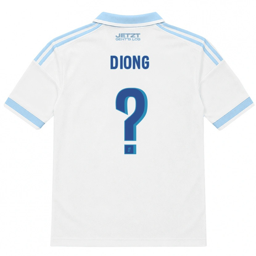 DanxenメンズPape Diong#0ライトスカイブルー 白 赤アウェイシャツ2026/27ジャージーユニフォーム