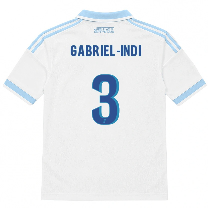 DanxenメンズAmizade Gabriel-Indi#3ライトスカイブルー 白 赤アウェイシャツ2026/27ジャージーユニフォーム