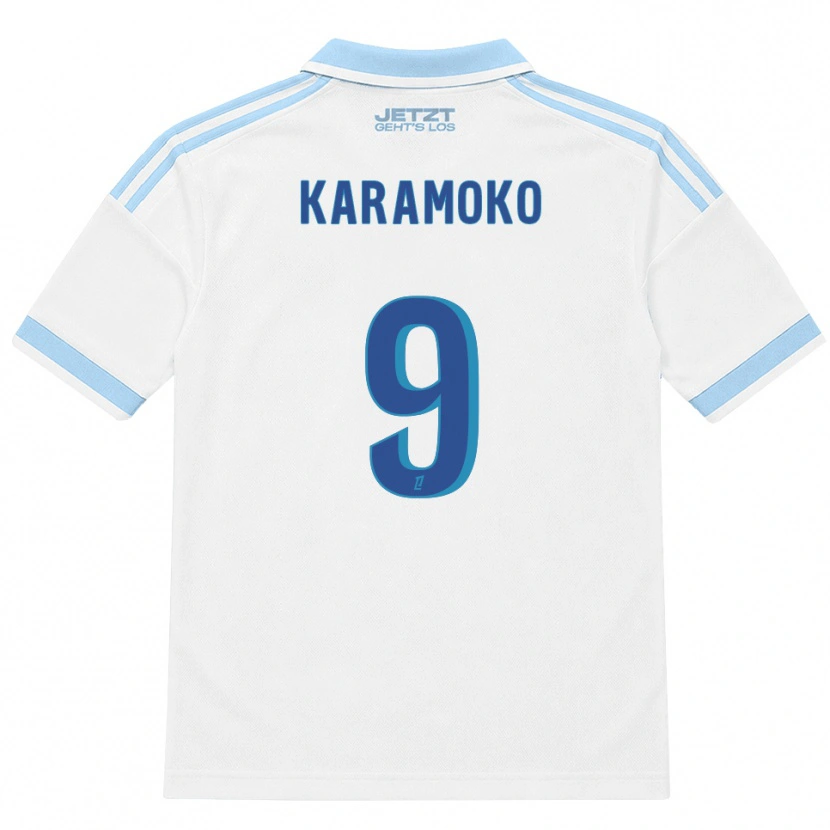 DanxenメンズIsaac Karamoko#9ライトスカイブルー 白 赤アウェイシャツ2026/27ジャージーユニフォーム