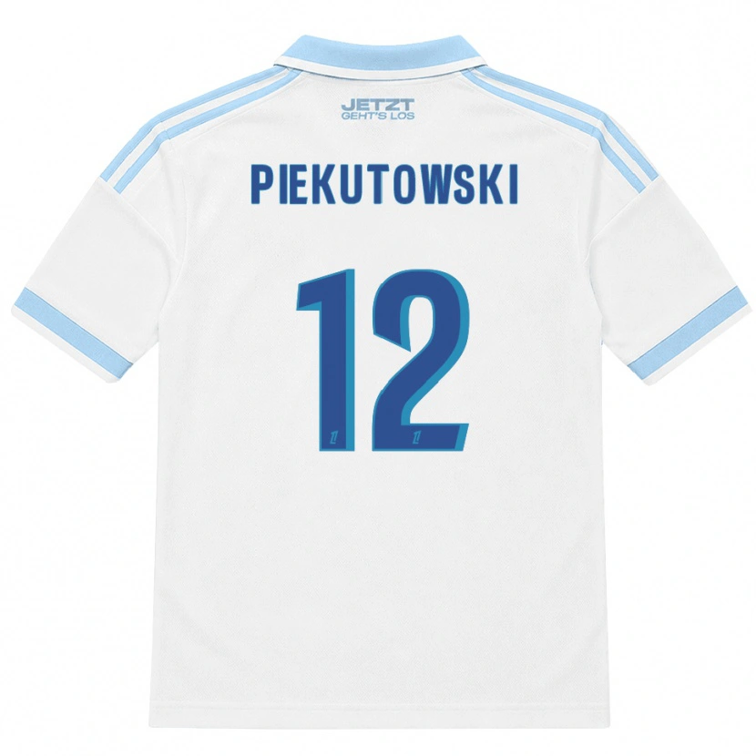 DanxenメンズMilosz Piekutowski#12ライトスカイブルー 白 赤アウェイシャツ2026/27ジャージーユニフォーム
