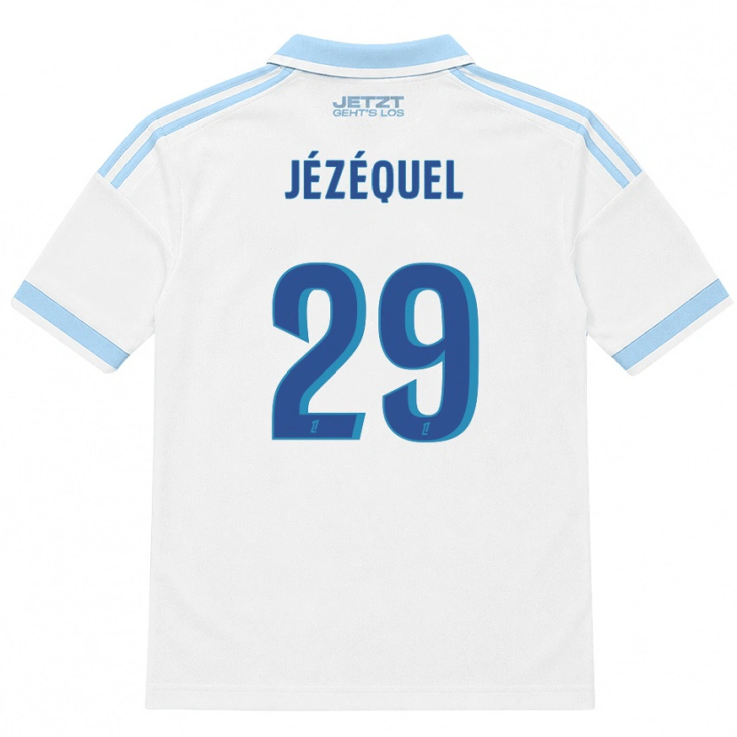 DanxenメンズEmmy Jézéquel#29ライトスカイブルー 白 赤アウェイシャツ2026/27ジャージーユニフォーム