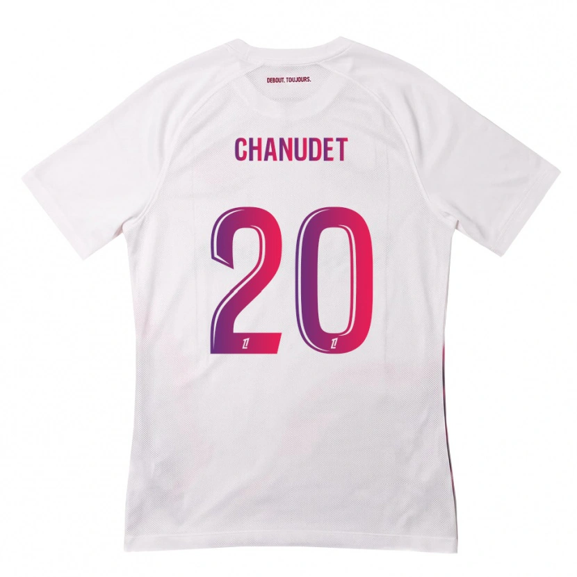 Danxenメンズコラリー・シャヌデ#20白 ピンク 紫アウェイシャツ2026/27ジャージーユニフォーム