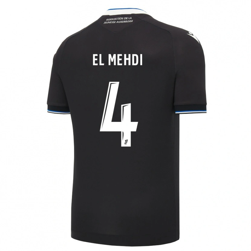 DanxenメンズChihab El Mehdi#4黒 青 白アウェイシャツ2026/27ジャージーユニフォーム