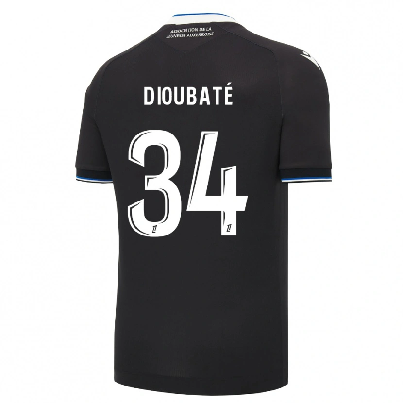 DanxenメンズLamfia Dioubaté#34黒 青 白アウェイシャツ2026/27ジャージーユニフォーム