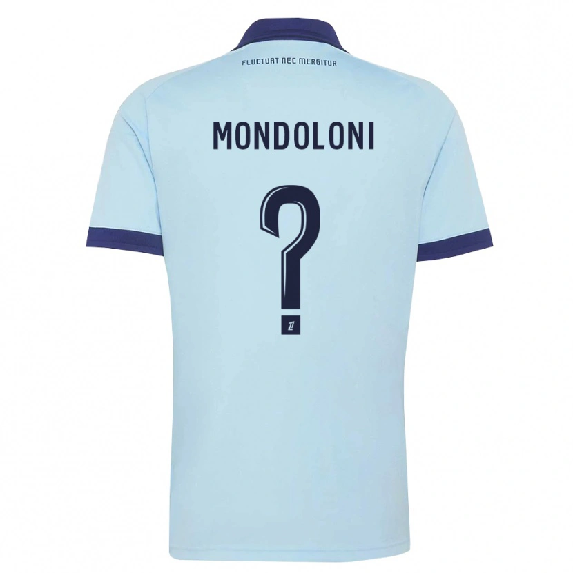 DanxenメンズTino Mondoloni#0コーンフラワーブルー 黒アウェイシャツ2026/27ジャージーユニフォーム