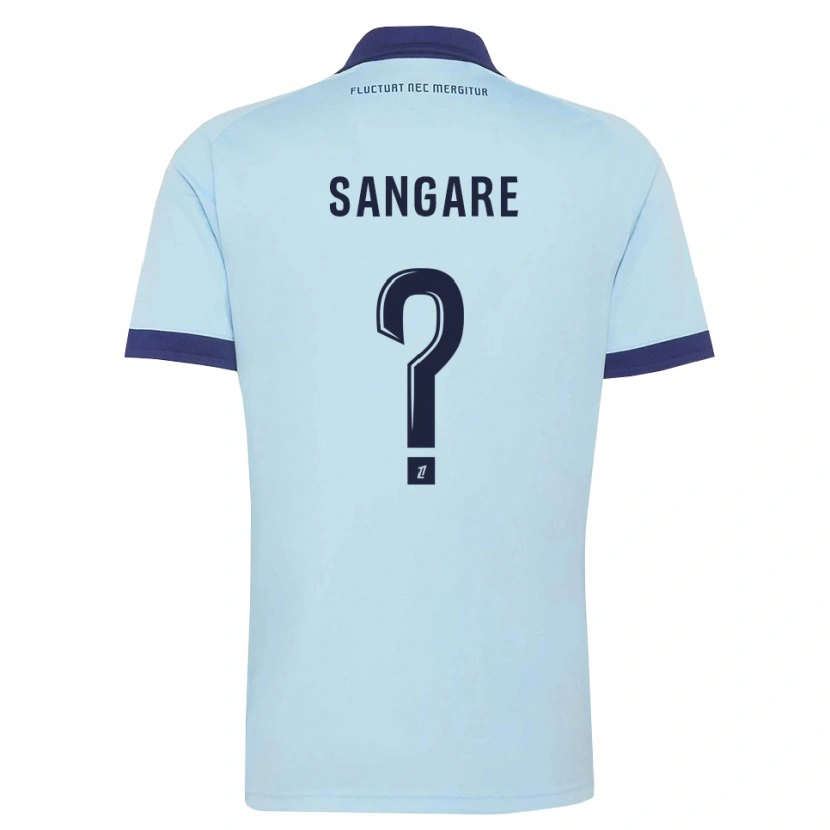 DanxenメンズHawa Sangare#0コーンフラワーブルー 黒アウェイシャツ2026/27ジャージーユニフォーム